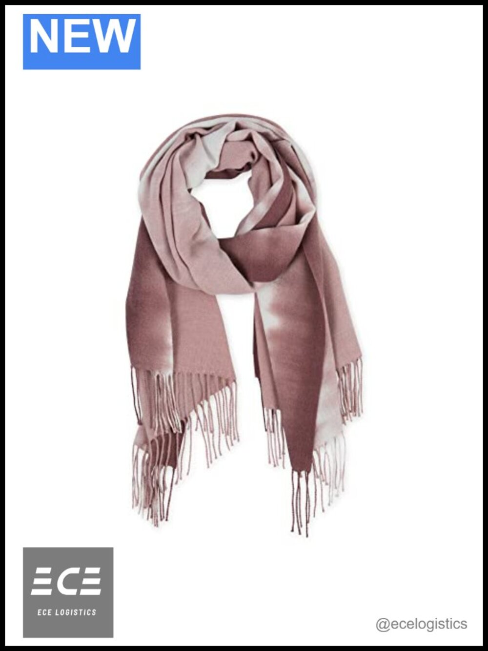 Ultra-Soft Ombre Winter Scarf Wrap Shawl 71x27